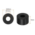 thumbnail image 2 of Rubber Spacer 10mm x 25mm x 15mm Anti Vibration Rubber, 8 Pieces, 2 of 6