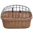 thumbnail image 3 of Cesta Delantera para Bicicleta vidaXL de Mimbre Natural con Cubierta para 7 kg, 3 of 9