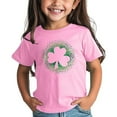 thumbnail image 3 of Kids St. Patrick's Day Clover T Shirts Boys Girls Shamrock Graphic Tees Green Short Sleeve Tops for Irish Festival Celebrations, 3 of 8