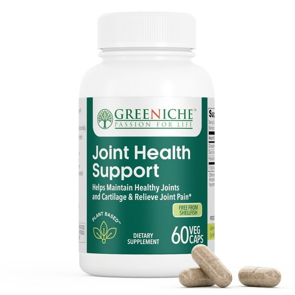 Greeniche Natural | Halal Joints Health Formula | 60 Tablets | Knee & Lower Back Support Supplement