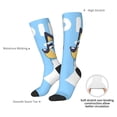 thumbnail image 4 of Silaia Bluey Print Socks For Women Men,Crew Socks,Sporty Calf Socks,Casual Socks, Design Socks for Hiking, Sport, 4 of 6