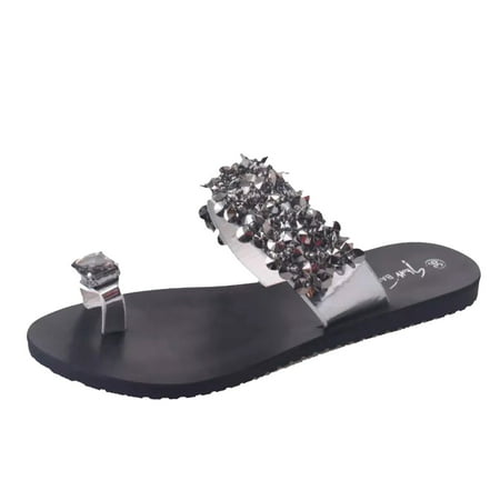 

Qufokar Hiking Sandals Women Very G Sandals for Women Custom Shiny Metal Marine Creatures Designer Shoes Square Sandals for Women And Ladies Flat Slippers Beach Femmes Womens Designer Sandals