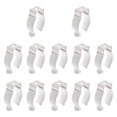 thumbnail image 1 of Soporte de Clips T8 Yuyangstore 12 Piezas Abrazaderas de Tubo para Luz LED Acero y PVC, 1 of 8
