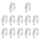 thumbnail image 1 of 12 soportes de clip T8 para evitar que la lámpara se hunda. Soporte para tubo de luz LED. acero y PVC, 1 of 9