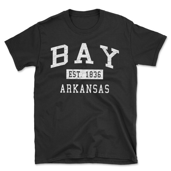 Bay Arkansas Classic Established Men's Cotton T-Shirt
