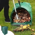 thumbnail image 2 of 53 Gallon Leaf Collector Leaf Scoop,Foldable Yard Waste Bag,Large Lawn Bags Leaf Bags,Heavy Leaf Pick Up Tools Leaf Loader,Reusable Yard Garden Bags For Leaves Lawn Trash, 2 of 8