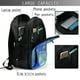 thumbnail image 4 of Balery Peacock Mochila con carga USB para hombre y mujer - Mochila impermeable y antirrobo para laptop con puerto USB para viajes, trabajo, 4 of 7