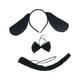 thumbnail image 2 of 3 diademas de perro con lazo y cola para decorar fiestas de cosplay de adolescentes. Negro, 2 of 9