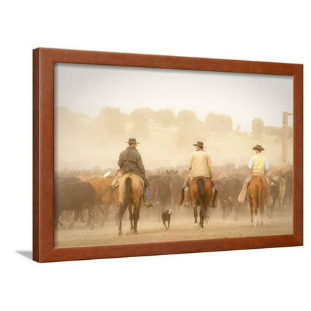 Cowboys Best Friend Framed Print Wall Art By Dan
