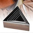 thumbnail image 4 of 7pcs 20-50mm Leather Triangular Cutting Dies Set for DIY Craft, 4 of 4