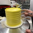 thumbnail image 5 of Raspador de Pastel Sincero 6 Piezas Acero Inoxidable 9,4 Pulgadas Borde Estampado Lateral, 5 of 5