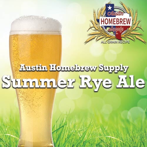 Austin Homebrew Summer Rye Ale (6D) ALL GRAIN