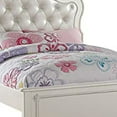 thumbnail image 5 of Acme Edalene Full Bed Synthetic Leather & Pearl White, 5 of 7