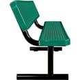 thumbnail image 2 of 96"  Bench With Back Rest, Green, 2 of 7