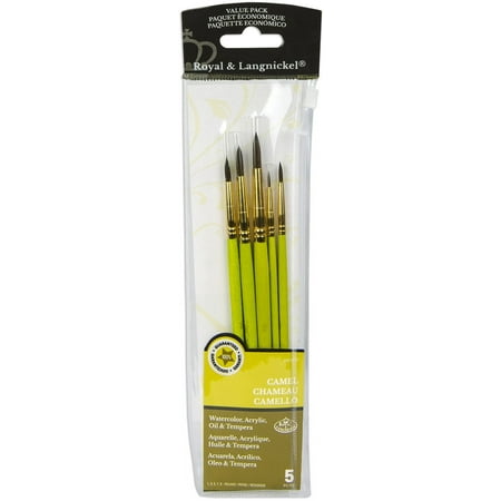 UPC: 0090672225719 | R&L 5 Brush Value Pk 9121 Round Sable Set