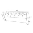 thumbnail image 7 of IVV 48-Inch Tufted Storage Bench in Beige Linen Blend Upholstery, Modern End-of-Bed Bench Ottoman with Safety Hinged Lid, Easy Assembly, 7 of 7