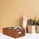 thumbnail image 4 of Estuche multiusos, caja de herramientas pequeña, caja de herramientas de madera, caja organizadora de madera, caja de escritorio, contenedor, cesta de madera, caja de almacenamiento de madera, 4 of 6