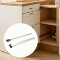 thumbnail image 3 of Drawer Slide Rail,Center Track Replacement,Cabinet Drawer Hardware,Metal Drawer Slide with Built In Stop and Roller Wheel Smooth Glide Track Kit for Dresser Nightstand Wardrobe Cabinet,Silver, 3 of 6