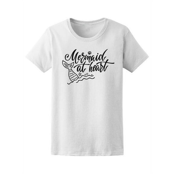 Mermaid At Heart T-Shirt Women -Image by Shutterstock, Female Large