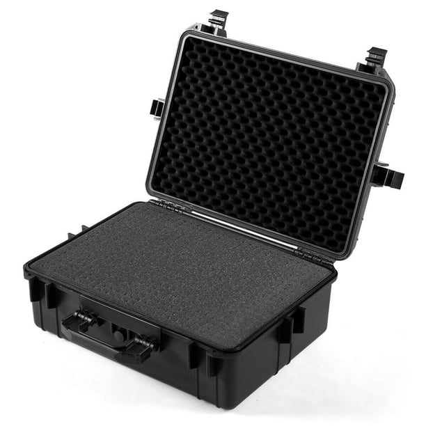 Weatherproof/Shockproof Camera Hand Case Lens Box w/Customizable Foam