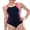 Black/Rose, variant on Charmo Color Blocked Swimsuit for Girls Athletic One Piece Practice Swimwear Racerback Bathing Suit, Size 8-16