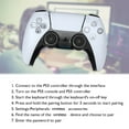 thumbnail image 3 of Controlador De Teclado Inalámbrico Teclado Inalámbrico De 3,5 Mm Compatible Con Bluetooth Chat Pad Keypad Para Sony Ps5 Controller, 3 of 7