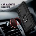 thumbnail image 3 of for Galaxy A13 4G Case, Samsung A13 4G Case with HD Screen Protector, Military-Grade Ring Holder Kickstand Car Mount 15ft Drop Tested Shockproof Cover Phone Case for Samsung Galaxy A13 4G, Black, 3 of 13