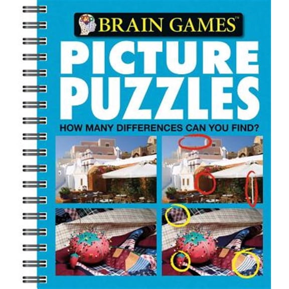 Pre-Owned Brain Games - Picture Puzzles #4: How Many Differences Can You Find?: Volume 4 (Spiral-bound) 141279966X 9781412799669