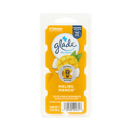 Glade Malibu Mango Wax Melts - 8 CT