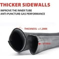 thumbnail image 2 of G Need Wheelbarrow Inner Tubes, 2 Pack, 4.10/3.50-4 Replacement Tires with TR87 Angled Valve Stem Compatible with Movers, Carts, 2 of 5