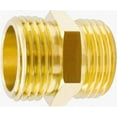 thumbnail image 3 of 2 Pack- Valor 5401-2G Brass 3/4" MHT X 3/4" MHT Male Garden Hose Adapter, 3 of 4