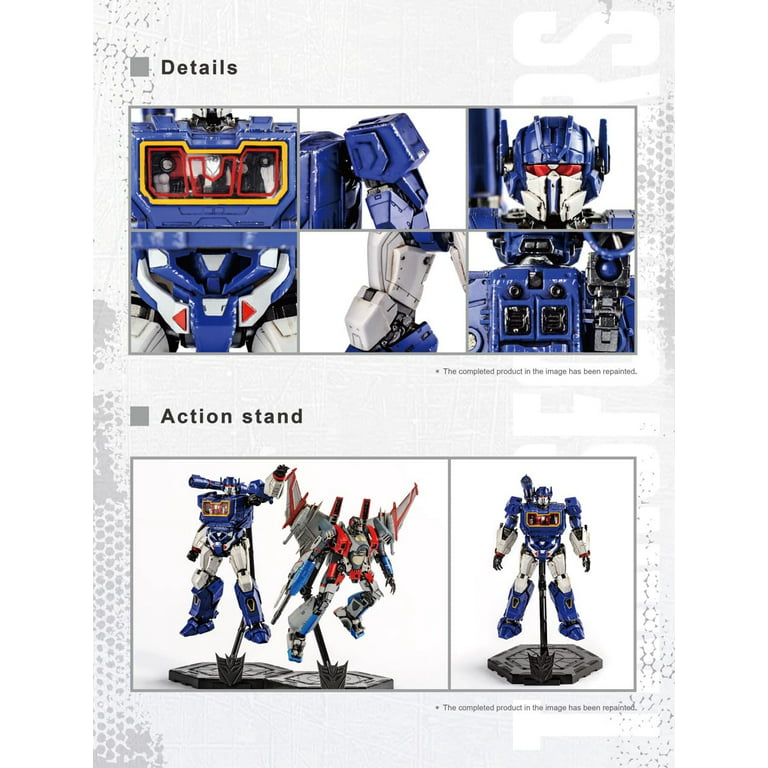 Transformers Soundwave & Ravage Figure Model Kit Cybertron Easy to Assemble  3D Articulated Action Pre Painted Collectible Series Toys Hobby