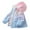 #056-Blue, variant on AUNVITO Girls Windbreaker Loose Fit Ombre Hooded Zip-Front Athletic Jacket 3-15Y | Spring Fall Casual Outerwear with Gradient Color for Outdoor Play