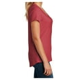 thumbnail image 4 of Yellow Rooster Women's Flex Scoop Neck Female T-Shirt Heathered Red XS, 4 of 7