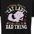 thumbnail image 3 of Disney Classics - Cats & Dogs - Cat Lady Like Its A Bad Thing - Women's Short Sleeve Graphic T-Shirt, 3 of 5