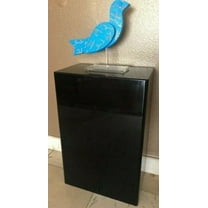 Displays2buy. Black 16W x 9D x 24H Art Sculpture Stand Acrylic Pedestal Display