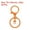 Orange, variant on Uxcell Lobster Claw Clasp Hook Keychain with Swivel Trigger Clip Flat Split Keychain Ring, Orange, 30 Pcs