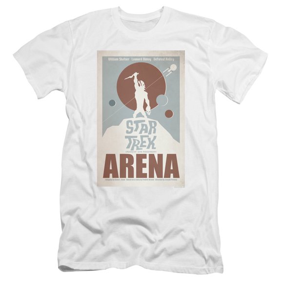 Star Trek Tos Episode 18 Premium Canvas Adult Slim Fit 30/1 T-Shirt White