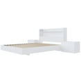 thumbnail image 1 of Nexera Harper Ensemble de Chambre Plateforme Flottante 4 Pcs, Blanc, Double, 1 of 7
