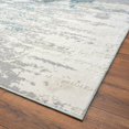thumbnail image 3 of Abstract Grey Tones Area Rug Blue/Grey 2'6" X 8' 8' Runner, 3 of 5