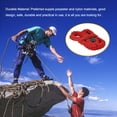 thumbnail image 2 of Advancent Cuerda de escalada de seguridad para exteriores, ganchos, cuerda resistente al desgaste de emergencia, supervivencia, Paracord, Escalada Rojo/10m, 2 of 6