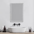 thumbnail image 3 of 09790-Uttermost-Serna - Vanity Mirror-30 Inches Tall and 20.5 Inches Wide-Matte White Finish, 3 of 6