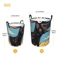 thumbnail image 3 of Balery Whimsical Cartoon Cow Cesta de ropa redonda con asas, impermeable, independiente, para ropa, juguetes, dormitorio y familia-Medium, 3 of 6