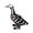 A001- A, variant on Goose Clothes for Cement Goose, Red White Blue Design, Independence Day Porch Display, 2 Pc Garment Set