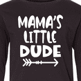 thumbnail image 4 of Inktastic Mama's Little Dude with Arrow Long Sleeve Youth T-Shirt, 4 of 5