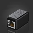 thumbnail image 2 of OUTAD RJ45 Connector Cat7/6 Ethernet Adapter Network Extender Convertor Extension Cable For Ethernet Cable Female To Female, 2 of 4