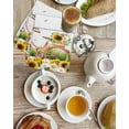 thumbnail image 4 of Spring Sunflowers Kitchen Dish Towels for Drying Dishes Set of 4, Country Bicycles Yellow Flowers Wooden Waffle Weave Microfiber Hand Tea Bathroom Towels Quick Dry & Absorbent Towel 15.7x23.6, 4 of 7