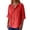Red, variant on Lixiuxyad Womens Solid Color T Shirts Women's V Neck Button Down Shirt Casual Blouse For Daily Wear And Spring Summer Fall Tops Loose Fit Comfortable Button Up Shirt With Classic Design