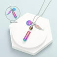 thumbnail image 5 of 2 Pack Cylinder Urn Necklace for Ashes Butterfly / Heart / Cross / Tree of Life Cremation Jewelry Ashes Urn Necklace for Human Pet, 5 of 8