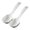 White, variant on Multipurpose Soup Ladle with Long Handle Crafted from PP White Color for Soup Scooping in Kitchen Canteen Restaurant 2pcs